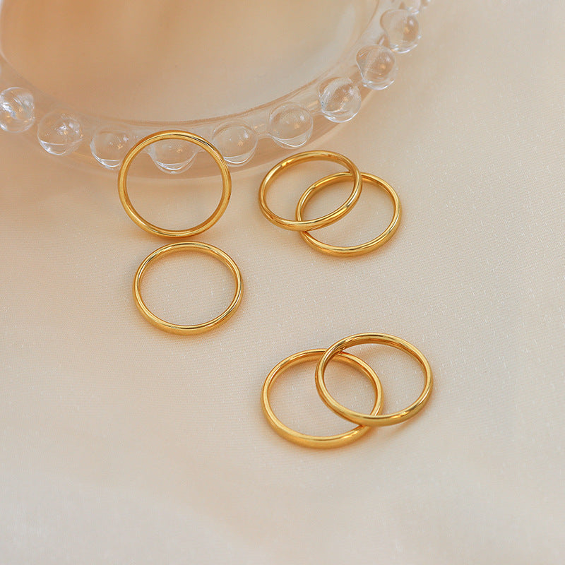 Thin Ring in Golden and Silver | Delicate and Stylish