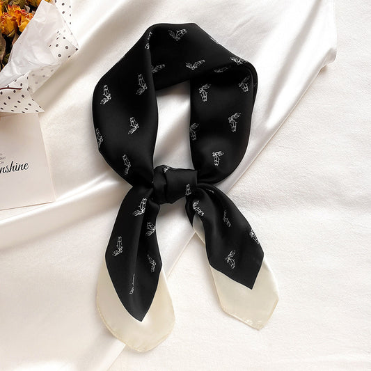 The Black Horse Scarf | Stylish and Elegant