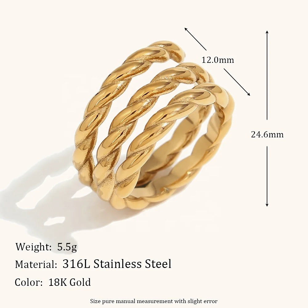 Ariela Twisted Ring