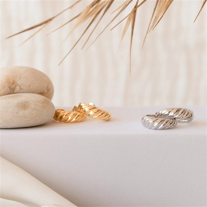 Vintage Croissant Hoops | Classic and Timeless Earrings