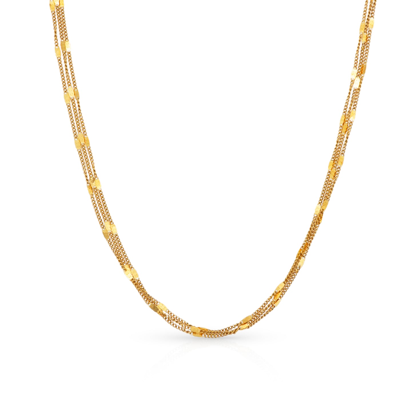 Triple Layer Chain Necklace | Trendy and Versatile