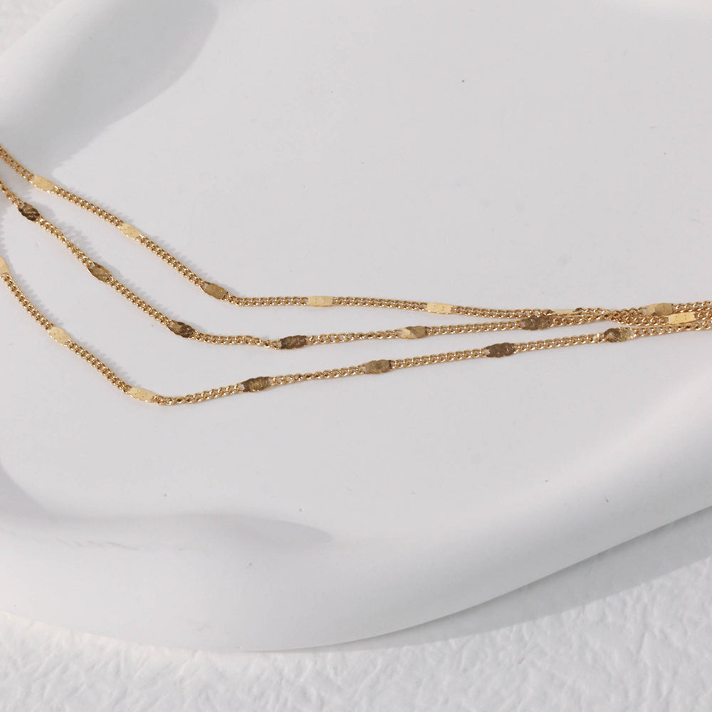 Triple Layer Chain Necklace | Trendy and Versatile