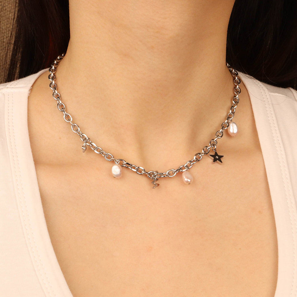 Freshwater Pearls Cuban Chain | Sophisticated Jewelry
