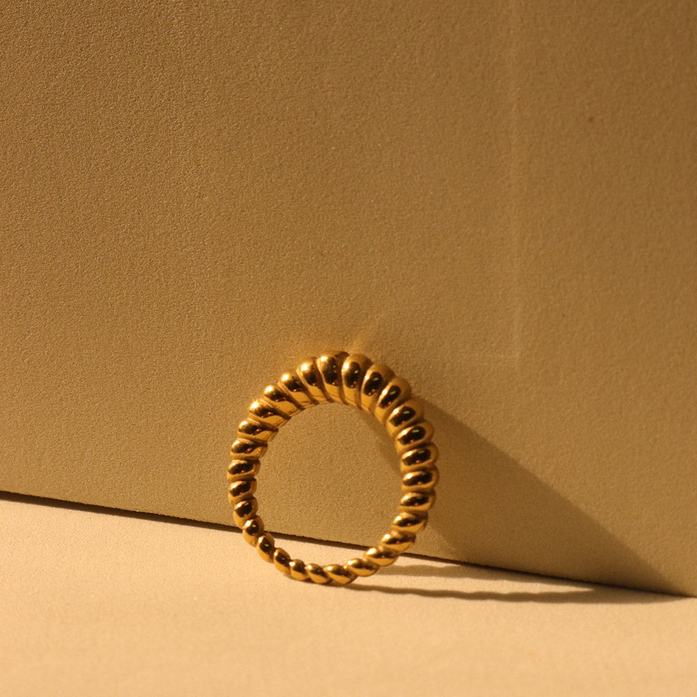 Croissant Gold Ring | Elegant French-inspired Jewelry