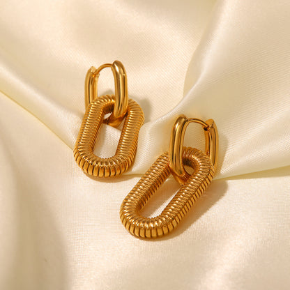 Chain Pendant Earrings | Elegant Dangle Jewelry